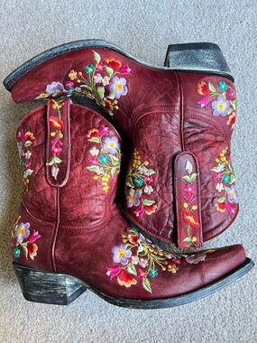 Price firm- Old Gringo 8 B Sora Floral Western Cowboy Boots  Mother’s Day gift